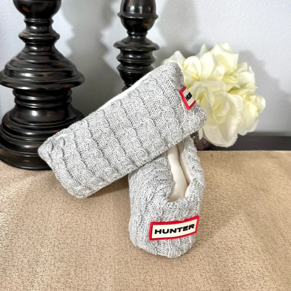 NWT Original Hunter Cable Knit Cuff Short Boot Socks